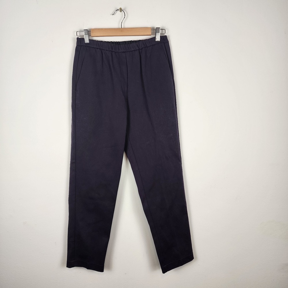 Forte_Forte Elastic Waist Straight Leg Purple‎ Pants Women's Size I (US 4)